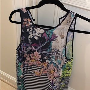 Floral patterned tank blouse